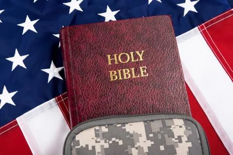 A Soilder Bible. Stock Photos