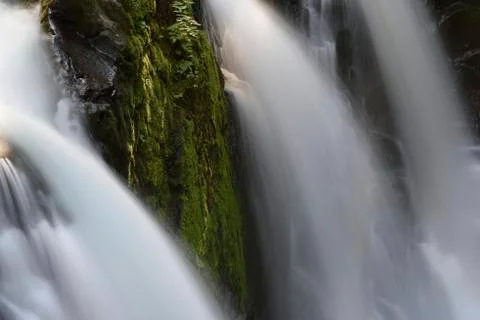 Sol Duc Falls, Olympic National Park, Washington Stock Photos