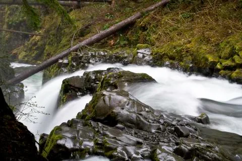Sol Duc Falls Stock Photos