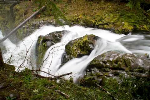 Sol Duc Falls Stock Photos