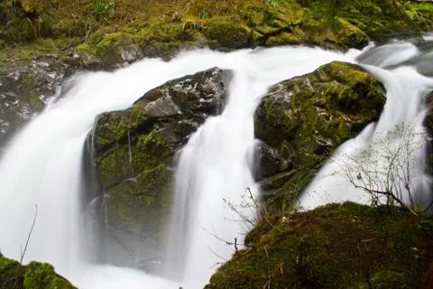 Sol Duc Falls Stock Photos