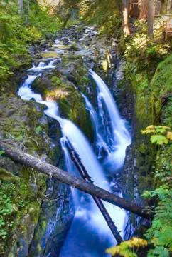 Sol Duc Falls Stock Photos