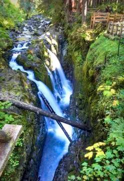 Sol Duc Falls Stock Photos