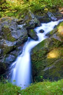 Sol Duc Falls Stock Photos
