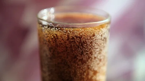 Сola soft drink bubbles Stock Footage 94477771
