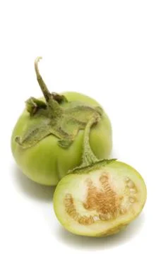 Solanum macrocarpon Foto stock