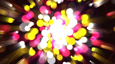Solar Amber Plasma Void Swirling Energy Particle Burst Loop Stock Footage 343074009