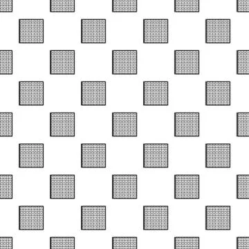 Solar battery cell pattern seamless vector Stock Illustration