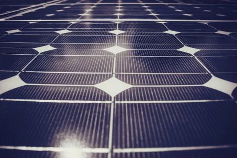 Solar battery with highlight Stock Photos