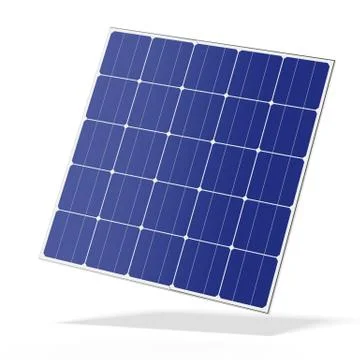 Solar battery panel Illustrazione stock