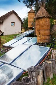 Solar battery Stock Photos