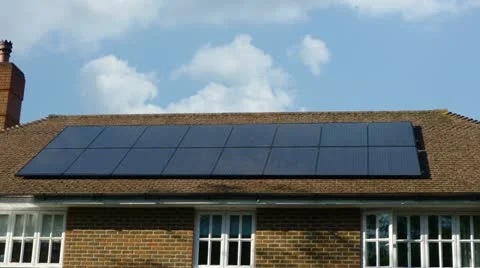 Solar battery timelapse Stock Footage 22034842