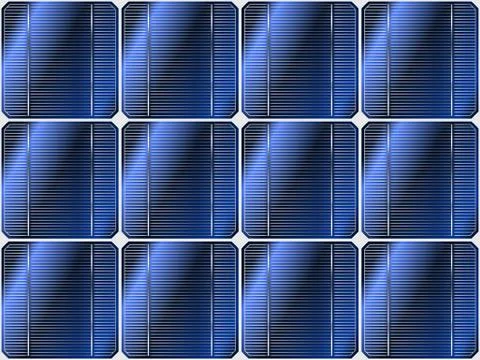 Solar battery vector Illustrazione stock