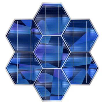 Solar battery vector Stock Illustration