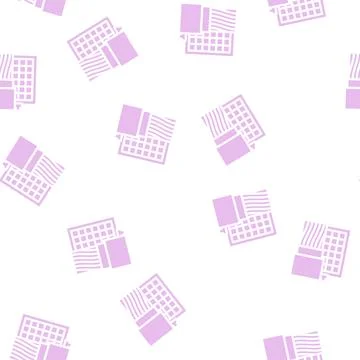 Solar cables glyph vector seamless pattern Stock Illustration