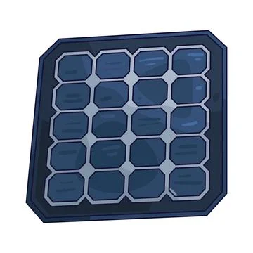 Solar cell illustration Stock Illustration