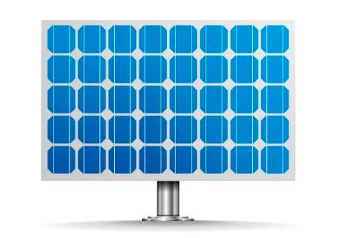Solar Cell Panel Stock Illustration