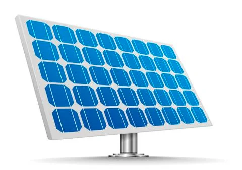 Solar Cell Panel Stock Illustration
