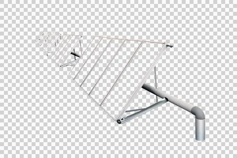 Solar cell panels array frame isolated transparent png Stockfoto's