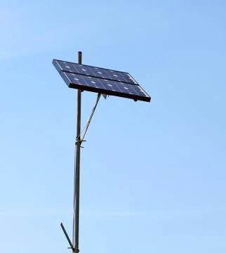 Solar cell panels Stock Photos
