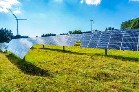 Solar cell Foto stock