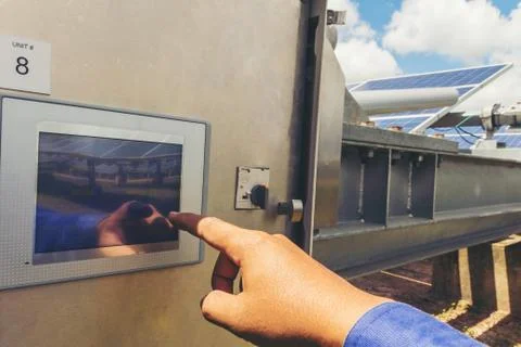 Solar cell Stockfoto's