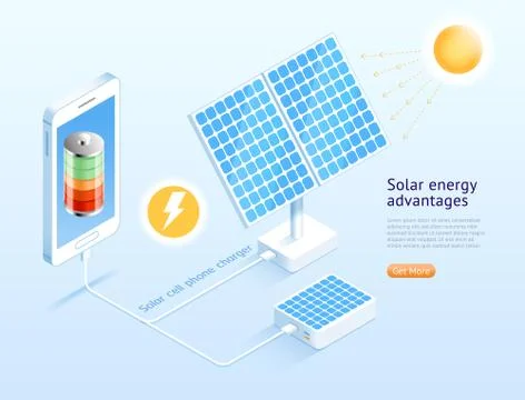 Solar cell2 Stock Illustration