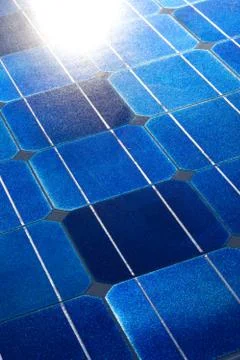 Solar cells pattern background texture Stock Photos
