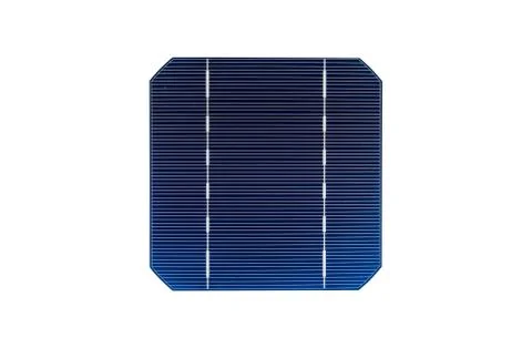 Solar cells on white background Stock Photos