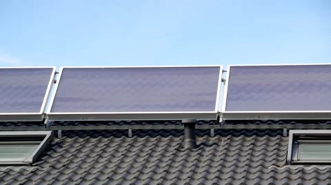 Solar collector Stock Footage 52887304