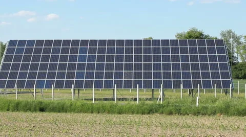 Solar Collector Smooth Pan Stock Footage 52365607
