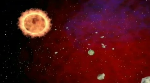 Solar Collision Stock Footage 671622