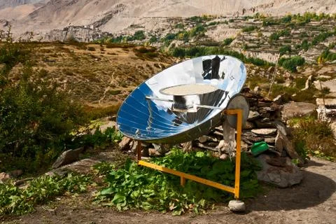 Solar cooker Stock Photos