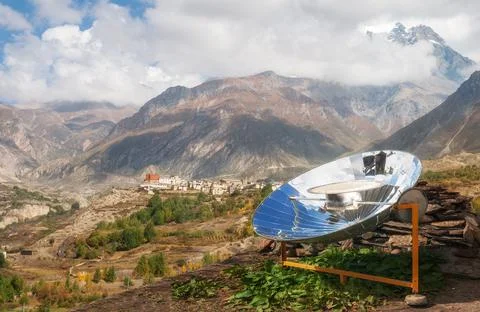 Solar cooker Stock Photos