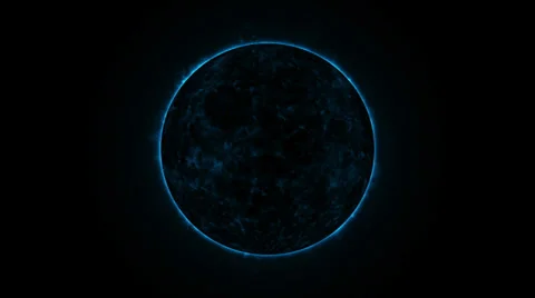 Solar cosmic sun blue Stock Footage 39190017