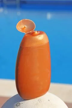 Solar cream 스톡 사진