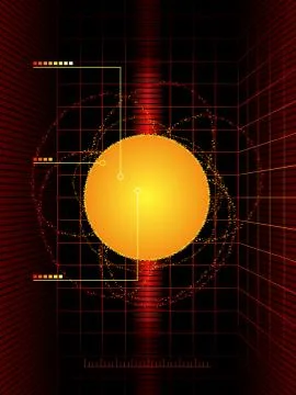 Solar diagram Stock Illustration