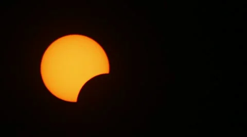 Solar Eclipse 01 Timelapse Stock Footage 11060109
