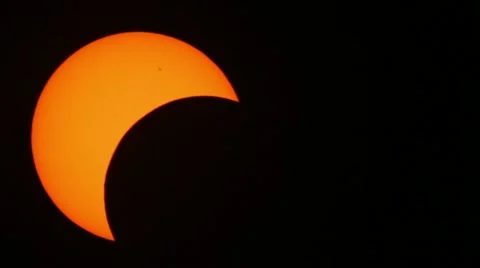 Solar Eclipse 08 Stock Footage 11060351