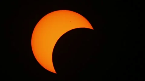 Solar Eclipse 10-2 Stock Footage 11060383