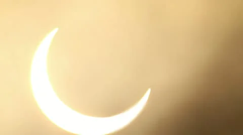 Solar Eclipse 19-2 Stock Footage 11060961