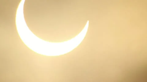 Solar Eclipse 20 Timelapse Stock Footage 11060968