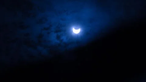 Solar Eclipse 20.03.2015 Stock Photos