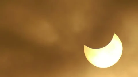 Solar Eclipse 27-5 Stock Footage