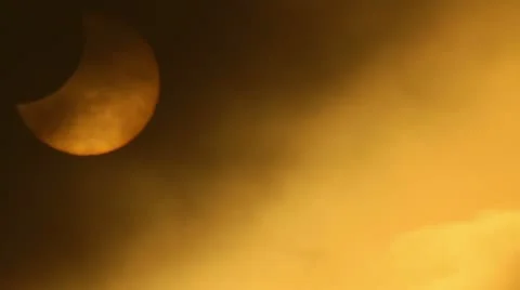 Solar Eclipse 29 Timelapse Stock Footage 11061280
