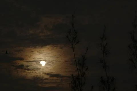 Solar Eclipse on 3rd October 2005 ; Thane ; Maharashtra ; India Copyright:... Fotos de archivo
