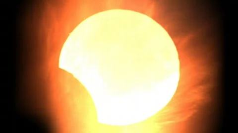 Solar eclipse 4 Stock Footage 346431