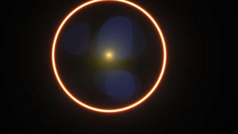 Solar Eclipse with Annular Ring. Stock Footage 335966854