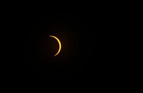 Solar eclipse in Argentina 2020 with darkness Stock Photos