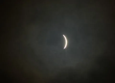 Solar eclipse in Argentina 2020 with darkness 写真素材